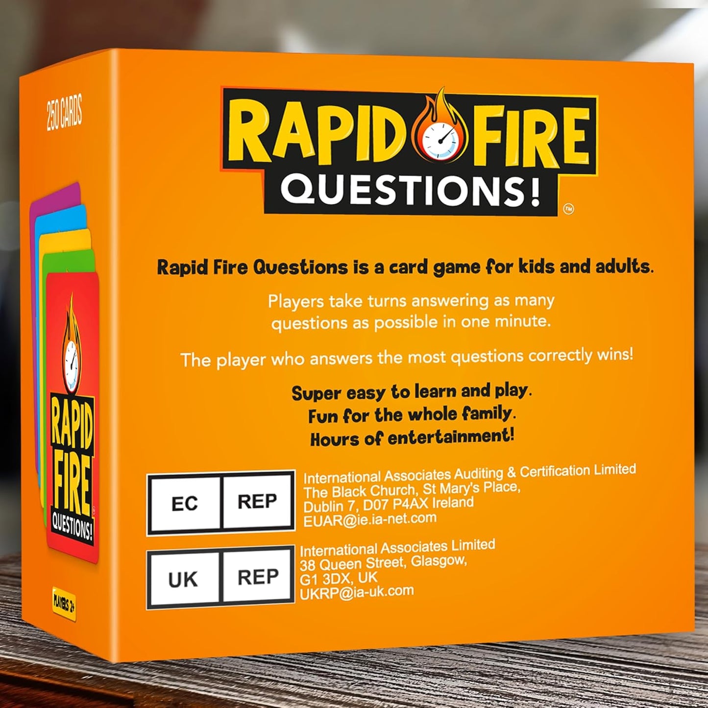 QUOKKA Family Conversation Cards Game - Break The Ice Game for Kids and Families - Icebreaker Cards with 500+ Questions - Family Game for Kids 8-12 - Perfect for Families Games Night I Travel Version