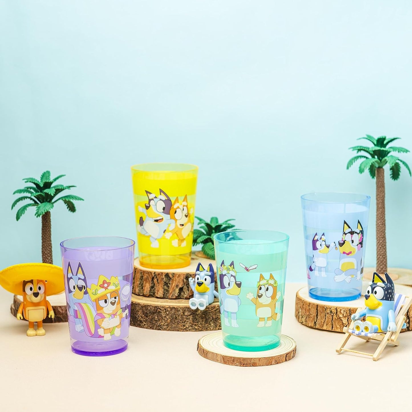 Zak Designs 14.5oz Disney Frozen 2 Nesting Tumbler Set Includes Durable Plastic Cups, Fun Drinkware is Perfect for Kids, 4pk (14.5oz, Anna & Elsa & Olaf)
