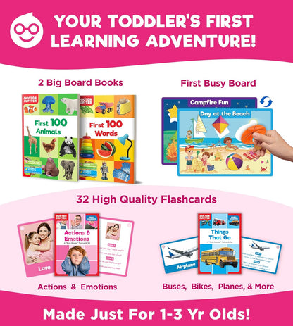 Doctor Jupiter Preschool Tracing Books for Kids Ages 3-5 | 100+ Wipe-Clean Learning Activities - Kindergarten Workbook with Lines, Shapes, Letters & Numbers | Educational Toys, Writing Practice