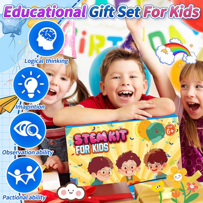 24 Pcs Party Favors for Kids Age 6-10, Treasure Box Toy Stem Kit Party Favors Science STEM Kits for Boys girls Age 6 7 8 9 10 12 Classroom Giveaways, Carnival Prizes, Birthday Treats, Party Supplies