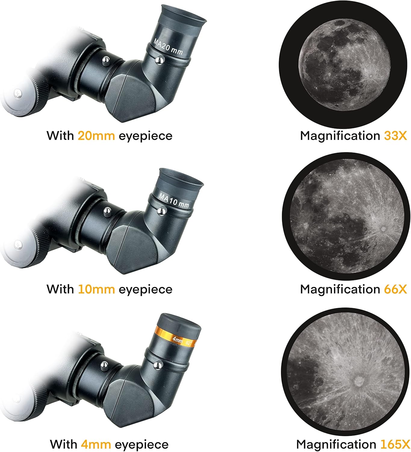 SpectrumOI Telescope for Kids, Telescope for Adults Astronomy Gifts for Kids 8-12 - Premium Refractor 70mm Aperture with Carry Bag and Phone Holder