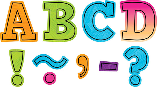 Teacher Created Resources Brights 4Ever Bold Block 3" Magnetic Letters