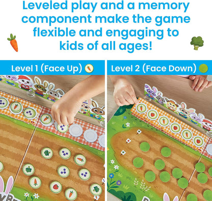 hand2mind Bunny Brunch, Cooperative Board Games, Toddler Educational Toys, Kindergarten Math Games, Preschool Learning Activities, Indoor Recess Games for Classroom, Easter Gifts for Kids