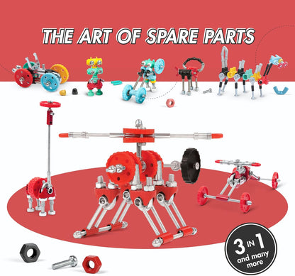 The Off Bits AirBit – Build Your Own Airplane! STEM Building Kit for Creative Kids 8-12 & Curious Adults, Fun Educational Gift for Boys & Girls