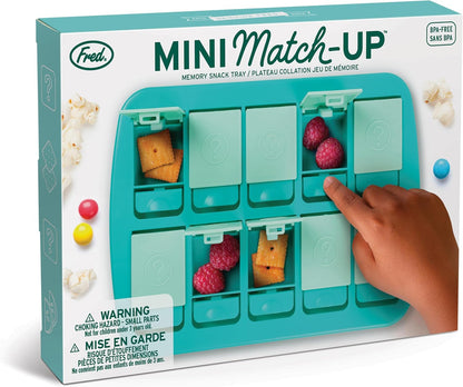 Genuine Fred MATCH UP Memory Snack Tray, Fun Interactive Snack Game for Kids, Travel Friendly Food Tray, Perfect Snacktivity for Picky Eaters