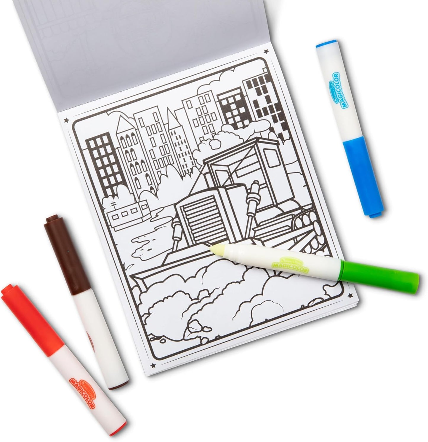 Melissa & Doug Write-On Reusable Games Activity Book - Travel Games and Kids Games With Dry Erase Markers for Kids, Road Trip Activities for Kids, Ages 6+ - FSC Certified