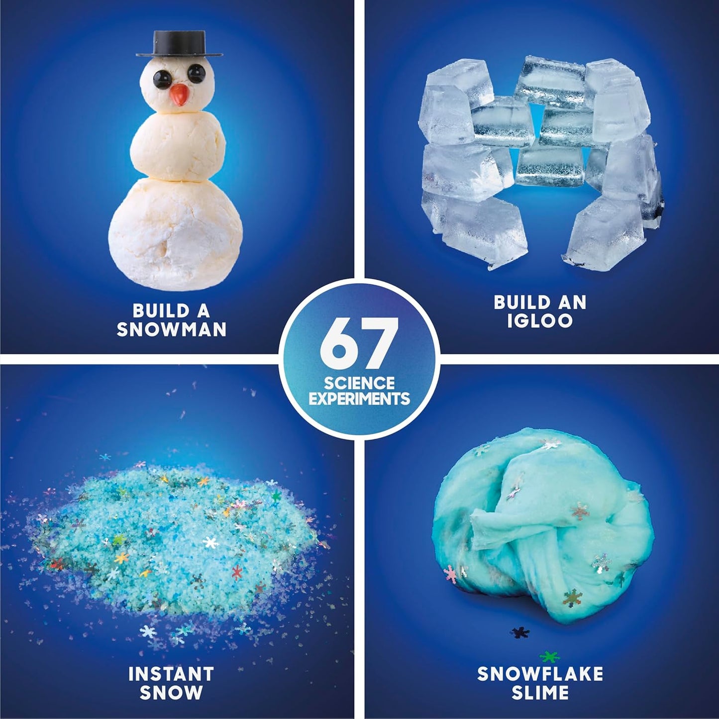 Discovery™ Frozen Earth Science Kit – 67 Experiments STEM Chemistry Lab for Kids| Grow Crystals, Make Snow & Slime, Ice Explosions & More| Educational Learning Activity Toy| DIY STEM Set Gift| Ages 8+