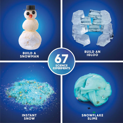 Discovery™ Frozen Earth Science Kit – 67 Experiments STEM Chemistry Lab for Kids| Grow Crystals, Make Snow & Slime, Ice Explosions & More| Educational Learning Activity Toy| DIY STEM Set Gift| Ages 8+