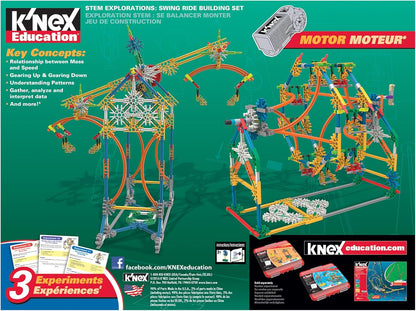 K'NEX Education - STEM Explorations: Swing Ride Building Set‚ 2 Pieces, STEM Learning‚ Ages 8+