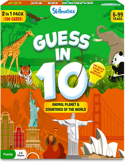 Skillmatics Guess in 10 NASA Space, Perfect for Boys, Girls, Kids & Families Who Love Card Games, Educational Toys, Travel Games, Gifts for Ages 8, 9, 10 and Up