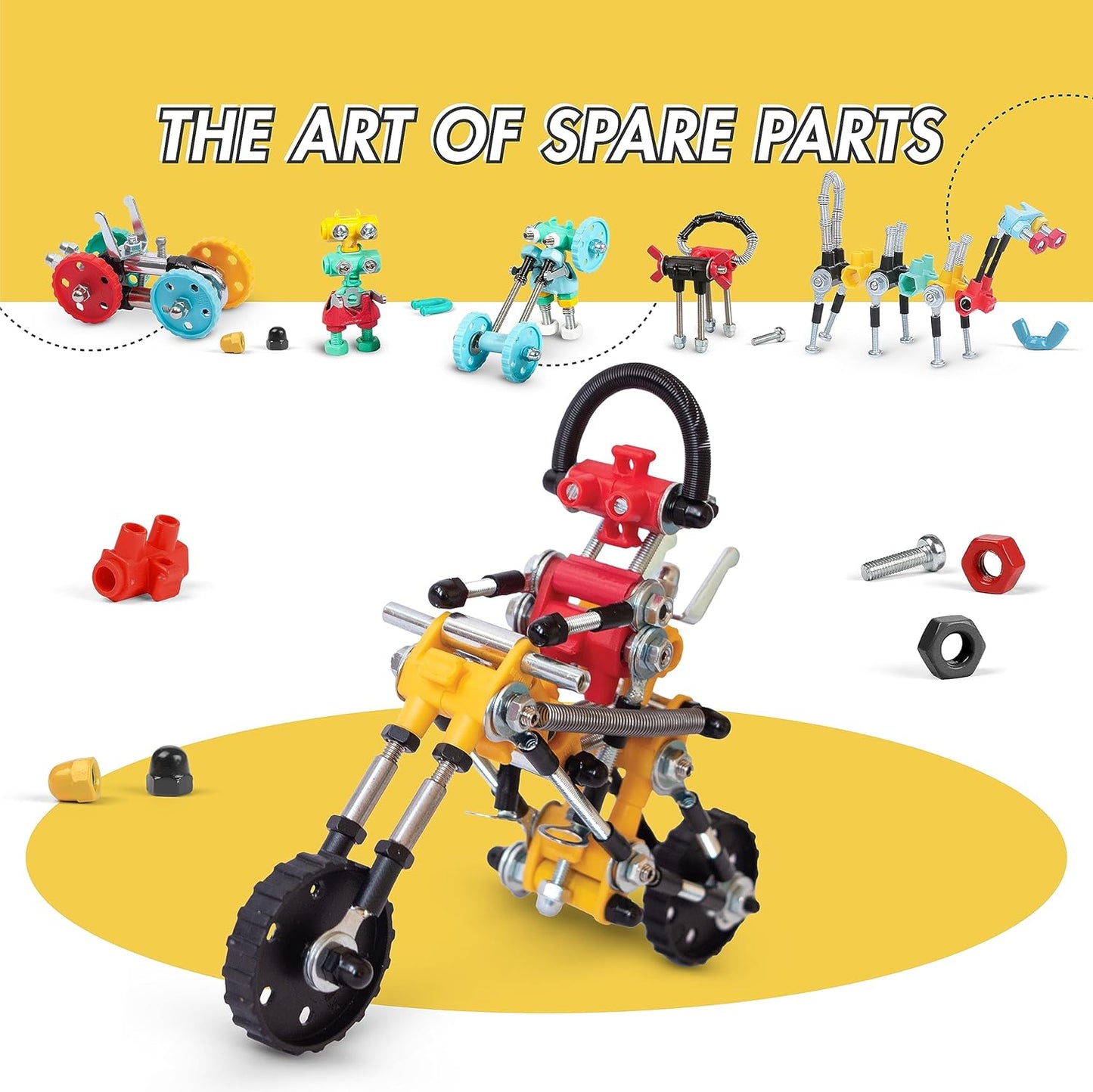 The Off Bits AirBit – Build Your Own Airplane! STEM Building Kit for Creative Kids 8-12 & Curious Adults, Fun Educational Gift for Boys & Girls