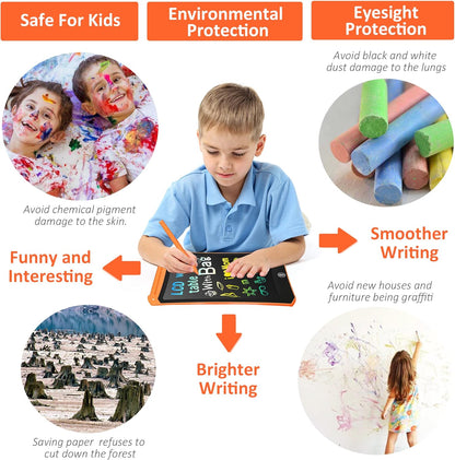 4 Pack LCD Writing Tablet for Kids, Colorful Toddler Drawing Tablet Doodle Board, Erasable Reusable Electronic Drawing Pad, LEYAOYAO Educational and Learning Toy for 3-6 Years Old Boy and Girl