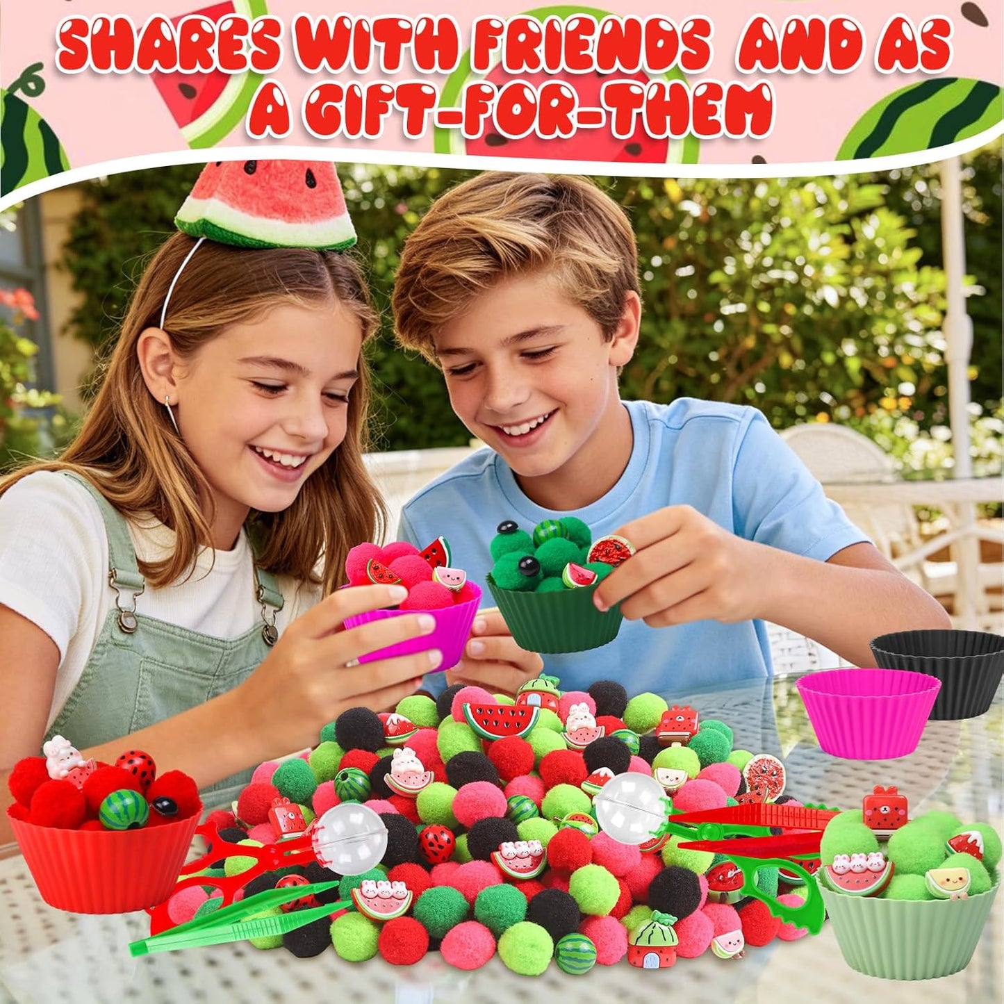 307 Pcs St. Patrick's Day Sensory Bin Filler Shamrock Fine Motor Sensory Bin Items Includes Pom Poms Irish Shamrock St. Patrick's Hat Resin Animals for Counting Sorting Training