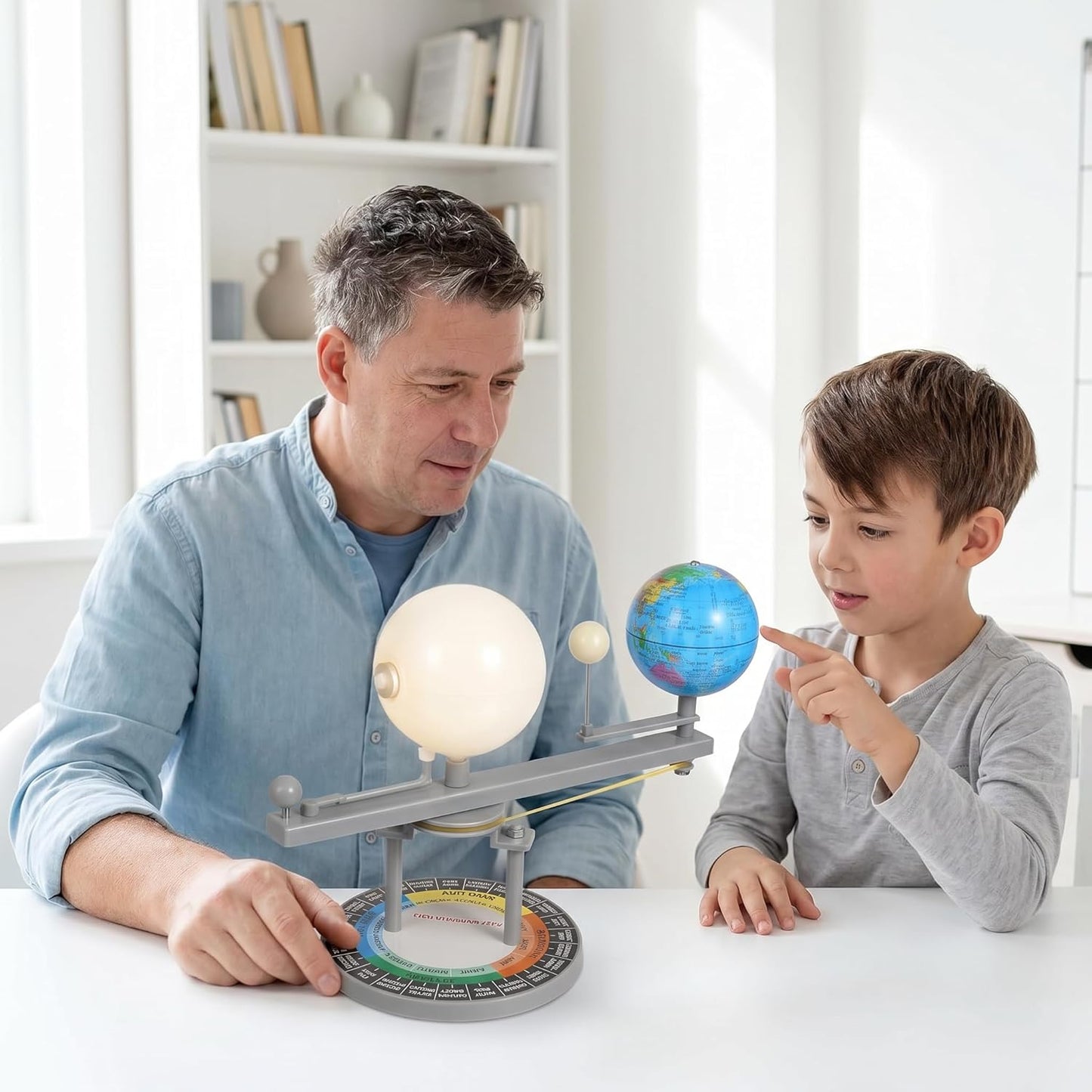 Alipis Sun Earth Moon Orbital Model Educational Astronomy Teaching Aid Solar System Model for School Home Science