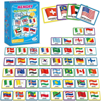 gisgfim 100 PCS Memory Matching Game Famous Paintings Concentration Memory Card for Adults Learning Educational Game A Fun & Fast Artworks Theme Matching Games
