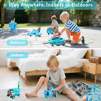 6-in-1 Solar Robot Building Kit for Boys Aged 8-13, Educational Robotic Toys for Kids, Science Kits STEM Toys Birthday Gifts for 8 9 10 11 12 Years Old Boys Girls Teens
