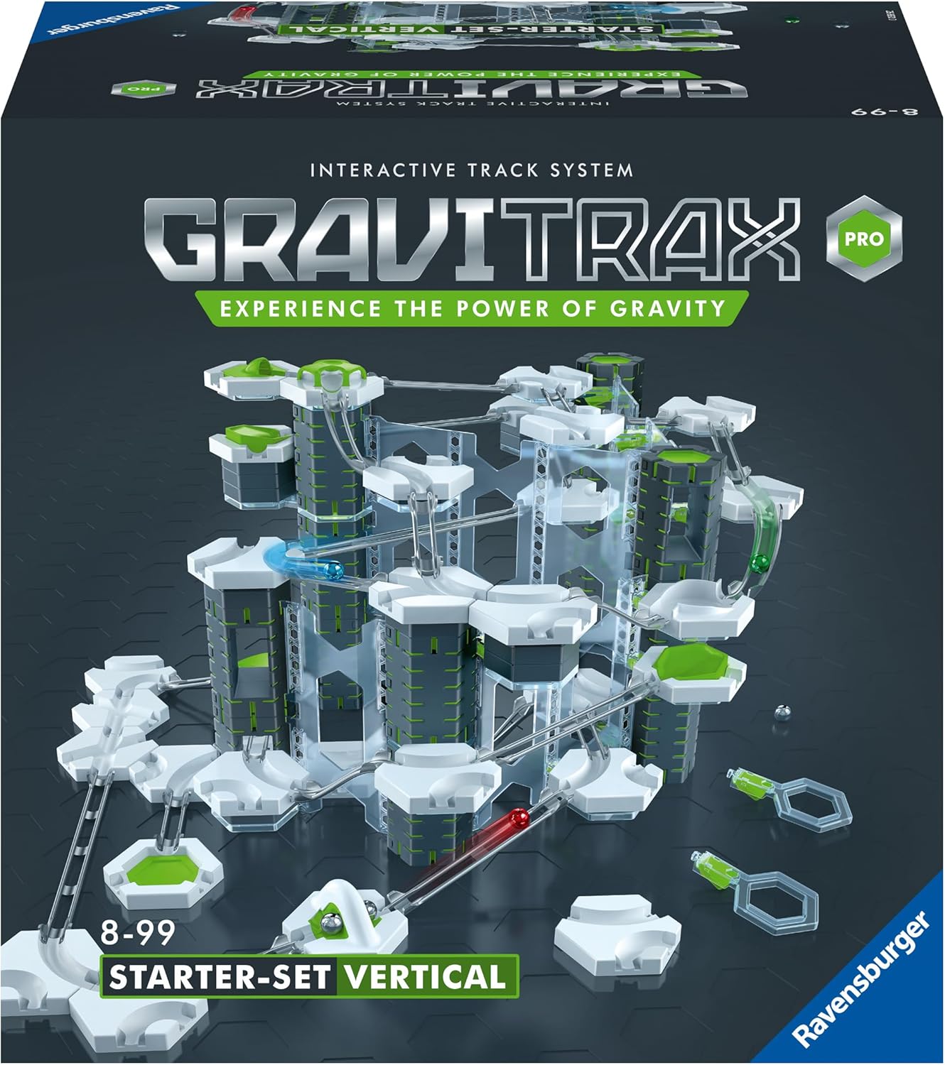 Ravensburger GraviTrax PRO Starter Set - Gravity & Magnetic Marble Game - MESH Accredited STEM Toy for Kids - Brain-Building, Educational Gift - Engages Critical Thinking, Problem Solving - Ages 8+