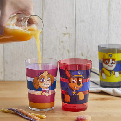 Zak Designs 14.5oz Disney Frozen 2 Nesting Tumbler Set Includes Durable Plastic Cups, Fun Drinkware is Perfect for Kids, 4pk (14.5oz, Anna & Elsa & Olaf)