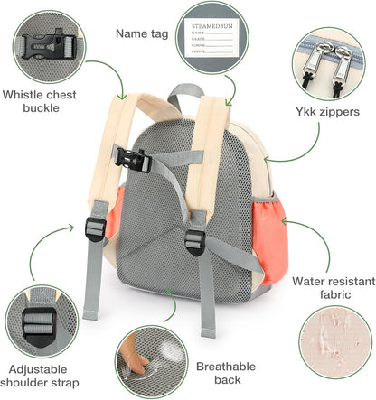 STEAMEDBUN Backpack Leash for Toddlers 1-3: Baby Backpack with Leash for Boys Girls - Anti-Lost Harness for Walking