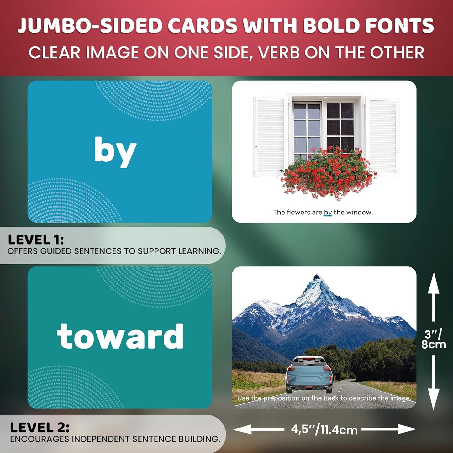 QUOKKA 104 Noun Flash Cards Set – Kids and Adults Vocabulary Builder for ABA Therapy, Early Childhood Education, and ESL Teaching – Picture Cards for Speech Therapy and Vocabulary Building Activities