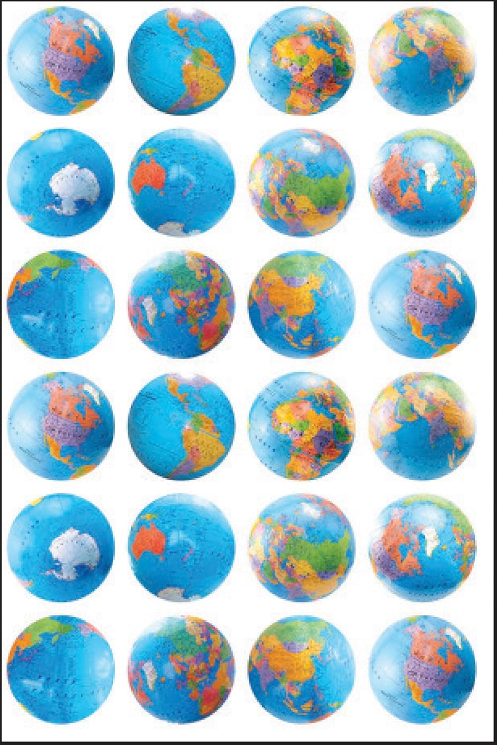 Hygloss Globes Stickers