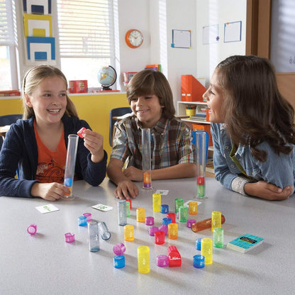 Educational Insights Fraction Formula - 3rd Grade Math Games for Kids 8-12, Fraction Tiles and Fractions Flash Cards, Learning Games and Math Manipulatives for Elementary School or Homeschool