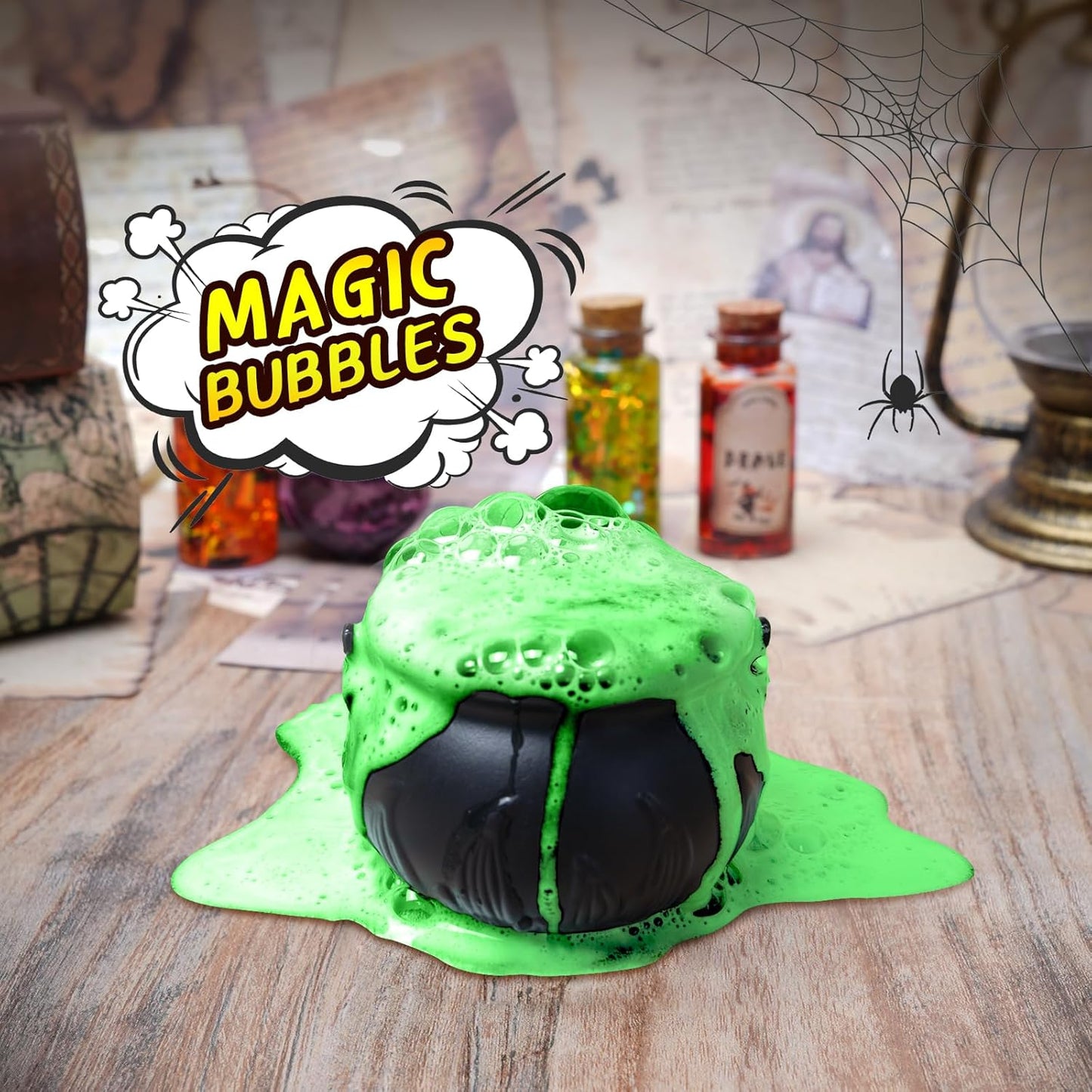 LDomet Science Magic Potions Kit for Kids, 20+ Potion Experiments Making, Fairy Magic Potions Craft Kit for Age 8-12, Creative Educational Birthday