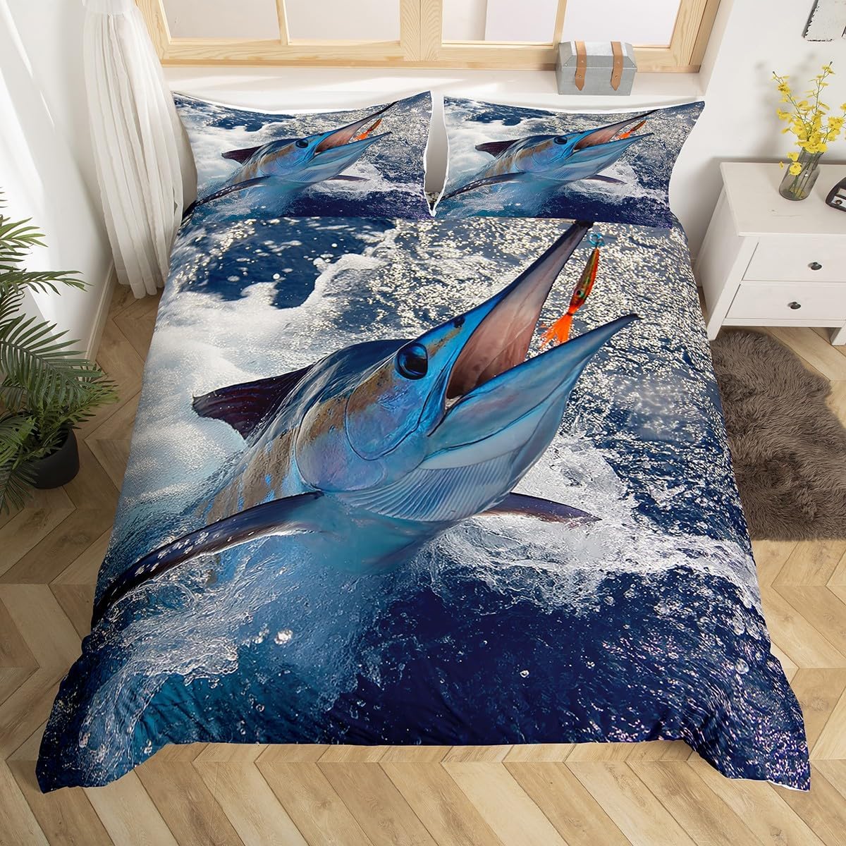 Laboratory Bedding Set Chemistry Lab Duvet Cover For Kids Teen Boys Girls Test Tube Microscope School Graffiti Comforter Cover Chemical Elements Science Theme Bedclothes 2Pcs Twin Size Gray