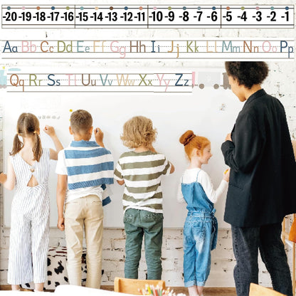 32Pcs A to Z Alphabet and -20-100 Number Cards Boho Bulletin Board Under The Sea Ocean Summer Sunflower Bee Theme Classroom Decorations Math Posters for Wall School Teacher Supplies (Sea Number)
