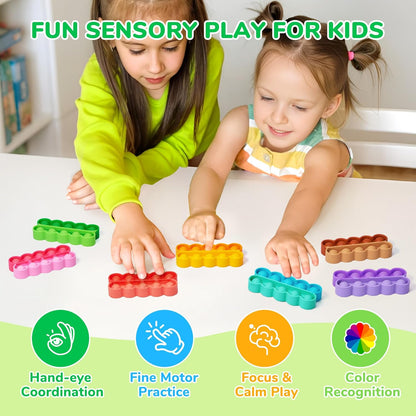 Joycat Ten-Frame Math Learning Tools for Elementary-8 Ten Frames and 20 Task Cards Math Counting Games with for Preschool Kindergarten Classroom Learning Activities Kids Ages 3-5