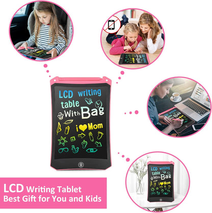 4 Pack LCD Writing Tablet for Kids, Colorful Toddler Drawing Tablet Doodle Board, Erasable Reusable Electronic Drawing Pad, LEYAOYAO Educational and Learning Toy for 3-6 Years Old Boy and Girl