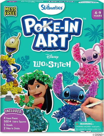 Skillmatics Poke-in Art - Magical Unicorn Dream Decor, Mess-Free Fun for Kids, DIY Wood Craft Kits, Screen-Free Activity, Gifts for Ages 4, 5, 6, 7, 8, 9