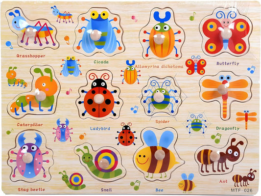 Montessori Vehicles Wooden Puzzle for Toddlers & Preschool Kids – Educational Learning Toy for Early Childhood Development