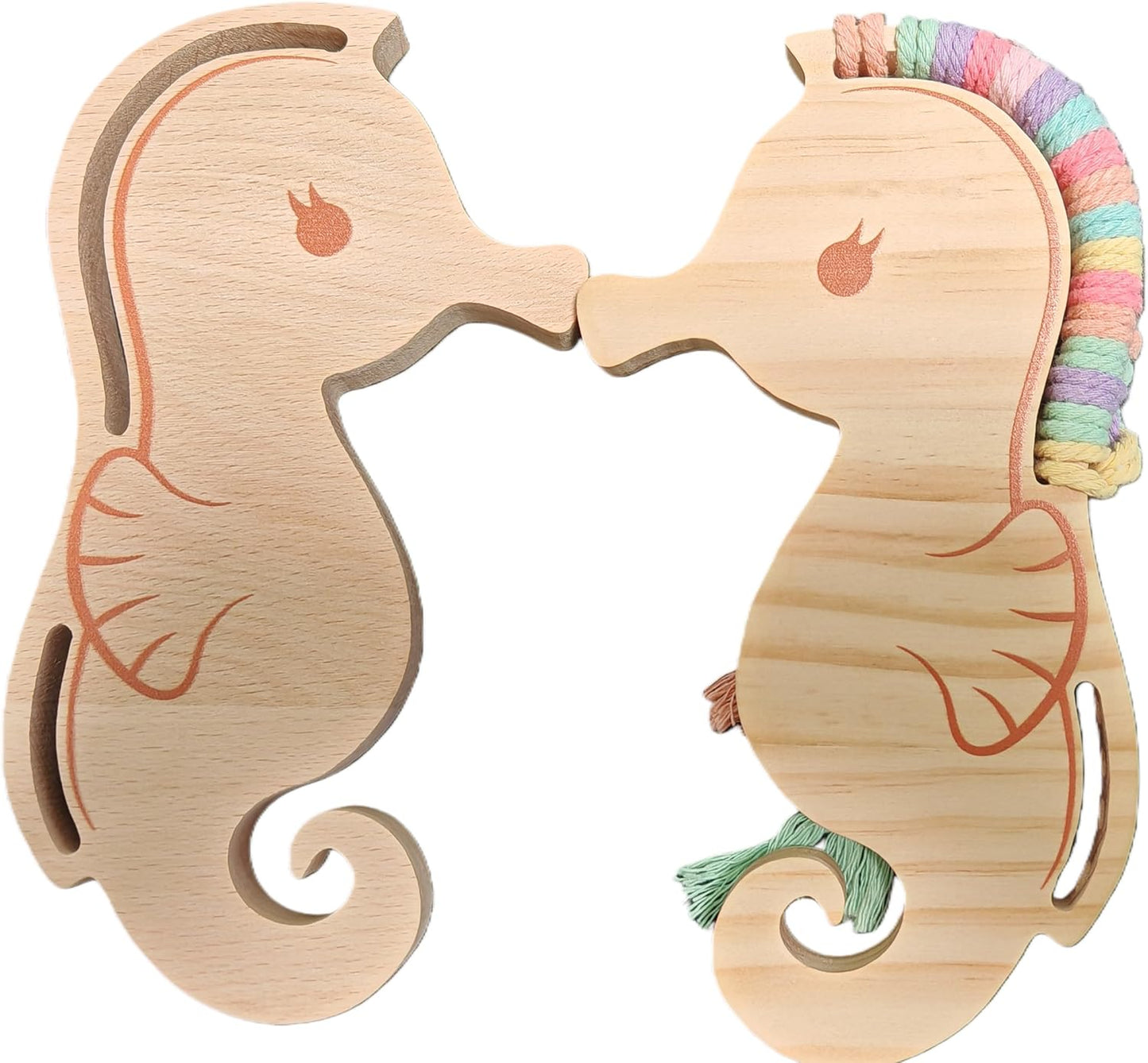 Eray Wooden Unicorn Lacing Montessori braiding Toys for Kids DIY Toy Plane Activities Car Travel Toy Educational Learning Threading for Fine Motor Skills