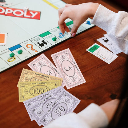 Sotiff 800 Pieces Replacement Play Money Set Prop Money Game Money Play Money for Kids Board Games 8 Denominations: $1000, $500, $100$, $50, $20, $10,$5, $1