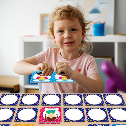 Memory Matching Game, 72 PCS Sight Words Matching Cards for Kids, 36 Pairs Memory Cards, Educational Toy for Children to Learn Sight Words 5+ Years Old