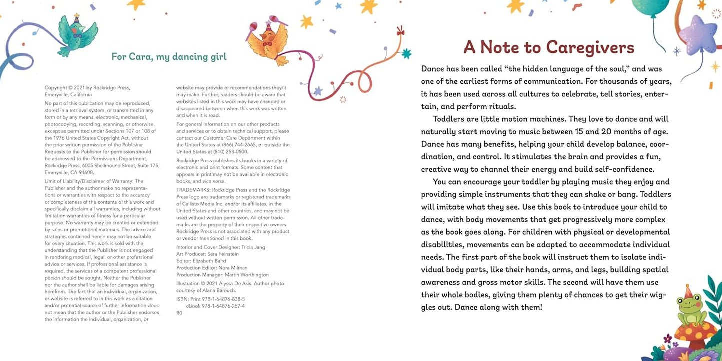 Stomp, Wiggle, Clap, and Tap: My First Book of Dance (Toddler Art Books)