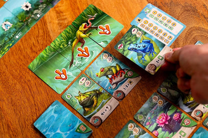 Pondscape, Cozy Family Strategy Card Game for Kids and Adults – for 1–4 Players, Ages 8+ – Family Games Night Essential