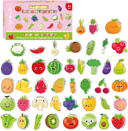 Magnetic Letters and Numbers for Fridge, Cute Colorful Animal Alphabet 26 Uppercase Letters 0-9 Numbers, Fridge Magnets Set for Learning Spelling Girls
