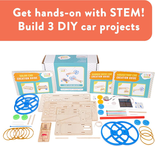 STEM Craft Kit – 25 Engineering Project Ideas, Complete STEM Project Kit with Over 400 Components for Classrooms and Groups, Ages 8+