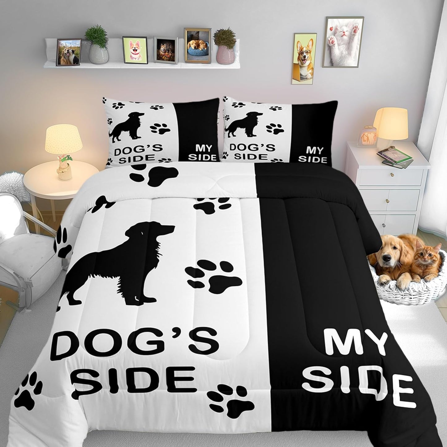 Castle Fairy Drum Kit Comforter Set,Musical Instruments Bedding Set for Kids Girls Women,Adults Rock Music Comforter,Neon Lighting Quilted Duvet Set Bedroom Collection Twin Size 2Pcs