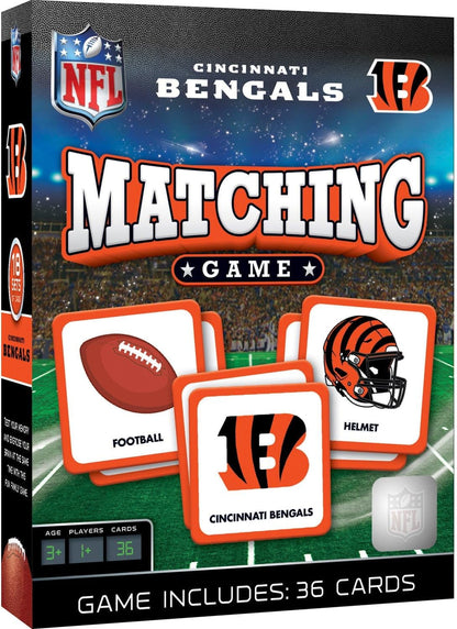 MasterPieces Sports Games - NFL Matching Game - Game for Kids and Family - Laugh and Learn