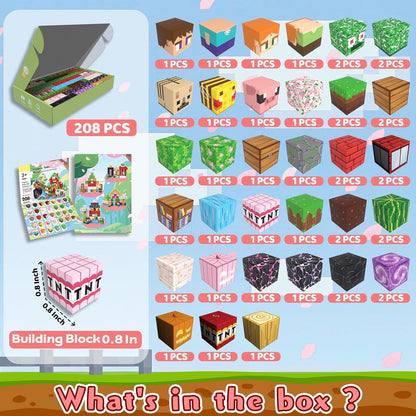 Magnetic Blocks Toys for Kids, 100 PCS Building Blocks Cubes, Stacking Magnetic Tiles Toys for Kids Toddlers Boys Girls Ages 3 4 5 6 7 8-12 Birthday Gifts Party Supplies (Underworld)