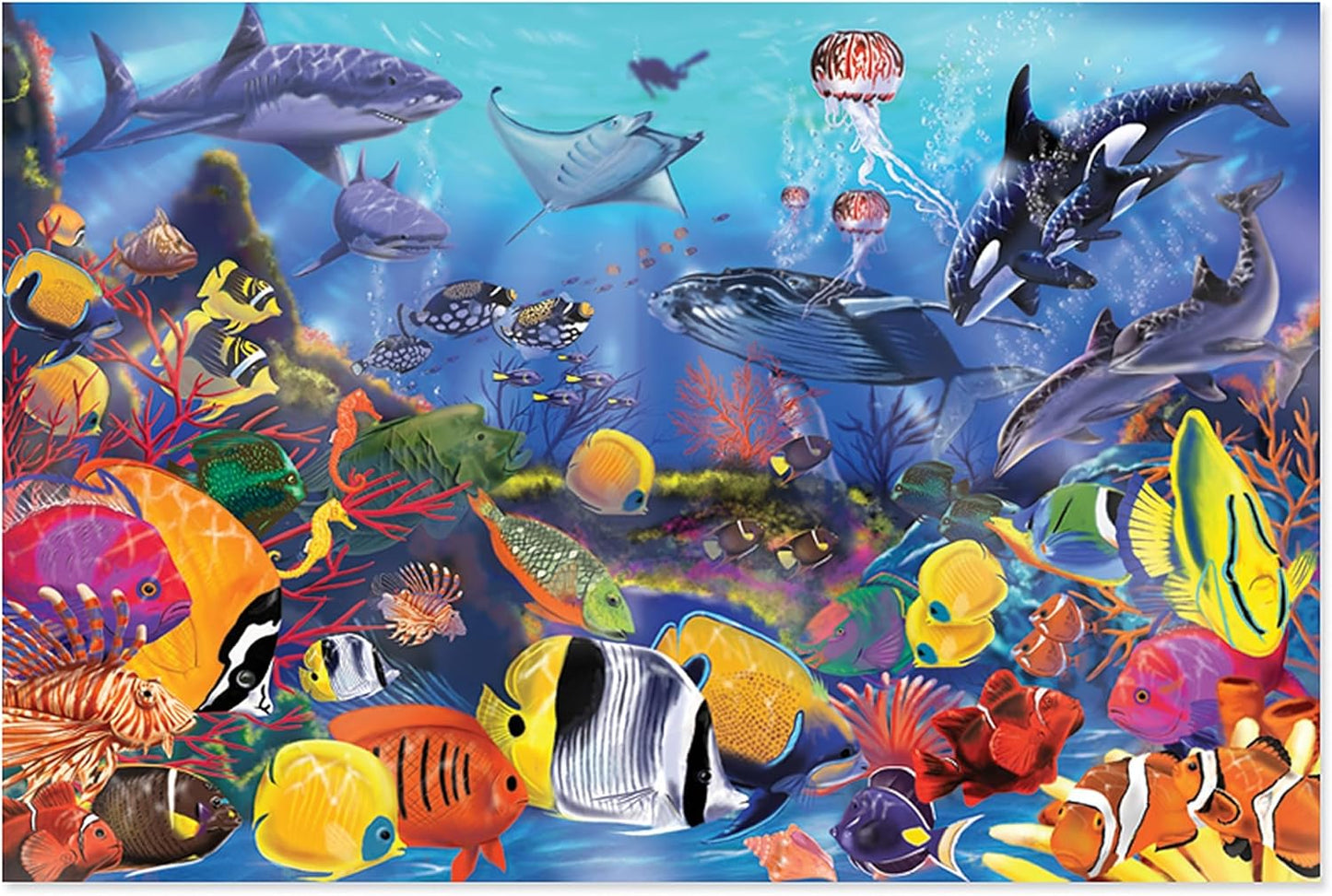 Melissa & Doug Underwater Floor Puzzle - 48 Pieces