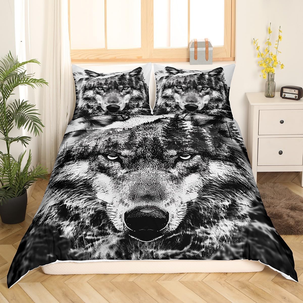 Drum Kit Duvet Cover,Kids Musical Instruments Bedding Set,Rock Music Comforter Cover for Boys Girls Room Decor,Neon Lighting Lightweight Bedspread Cover Twin Size with 1 Pillow Case(No Comforter)
