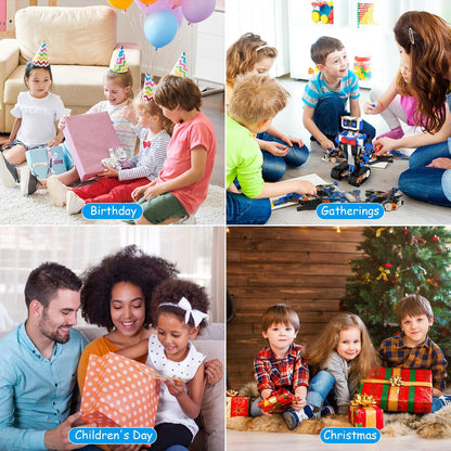 okk Robot Building Toys for Boys, STEM Projects for Kids Ages 8-12, Remote & APP Controlled Engineering Learning Educational Coding DIY Building Kit Rechargeable Robot Toy Gifts for Girls
