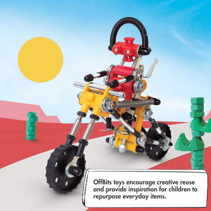The Off Bits AirBit – Build Your Own Airplane! STEM Building Kit for Creative Kids 8-12 & Curious Adults, Fun Educational Gift for Boys & Girls