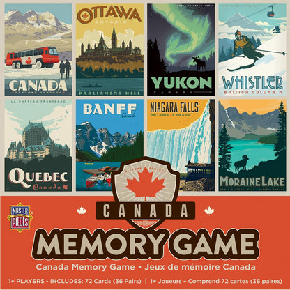 Masterpieces National Parks Memory Game - Fun Family Entertainment for Kids and Adults - Educational, Engaging, and Perfect for Game Night, Classroom Activities, and Interactive Play for All Ages