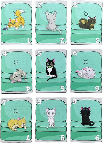 Couch Kittens Card Game- Quick and Easy 2 Player Game for Cat Lovers by The Dusty Top Hat