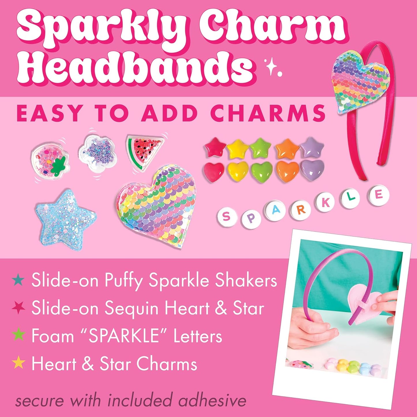 Creativity for Kids Chic Boutique: DIY Headbands Craft Kit - Create 5 Unique Designs for Girls | Spring Crafts (Ages 6+)